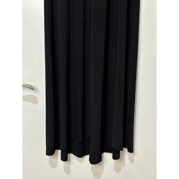 Norma Kamali Sleeveless Long Swing Black Dress Size Small/36 NWT Pockets Relaxed - Picture 6 of 15